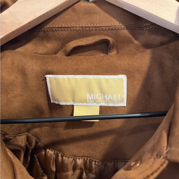 Michael Kors Women’s Tan Camel Suede Jacket - Picture 6 of 11